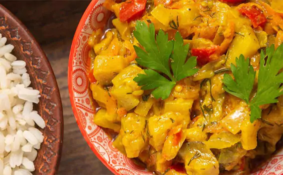 image of vegetable curry